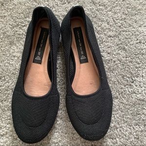 Steve Madden Knit Black Flats 7